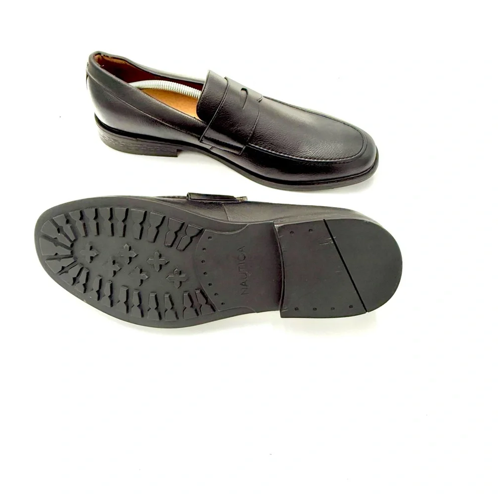 Nautica Elias Loafer‎ In Tumbled Black NWOT, Ships next day Size 12